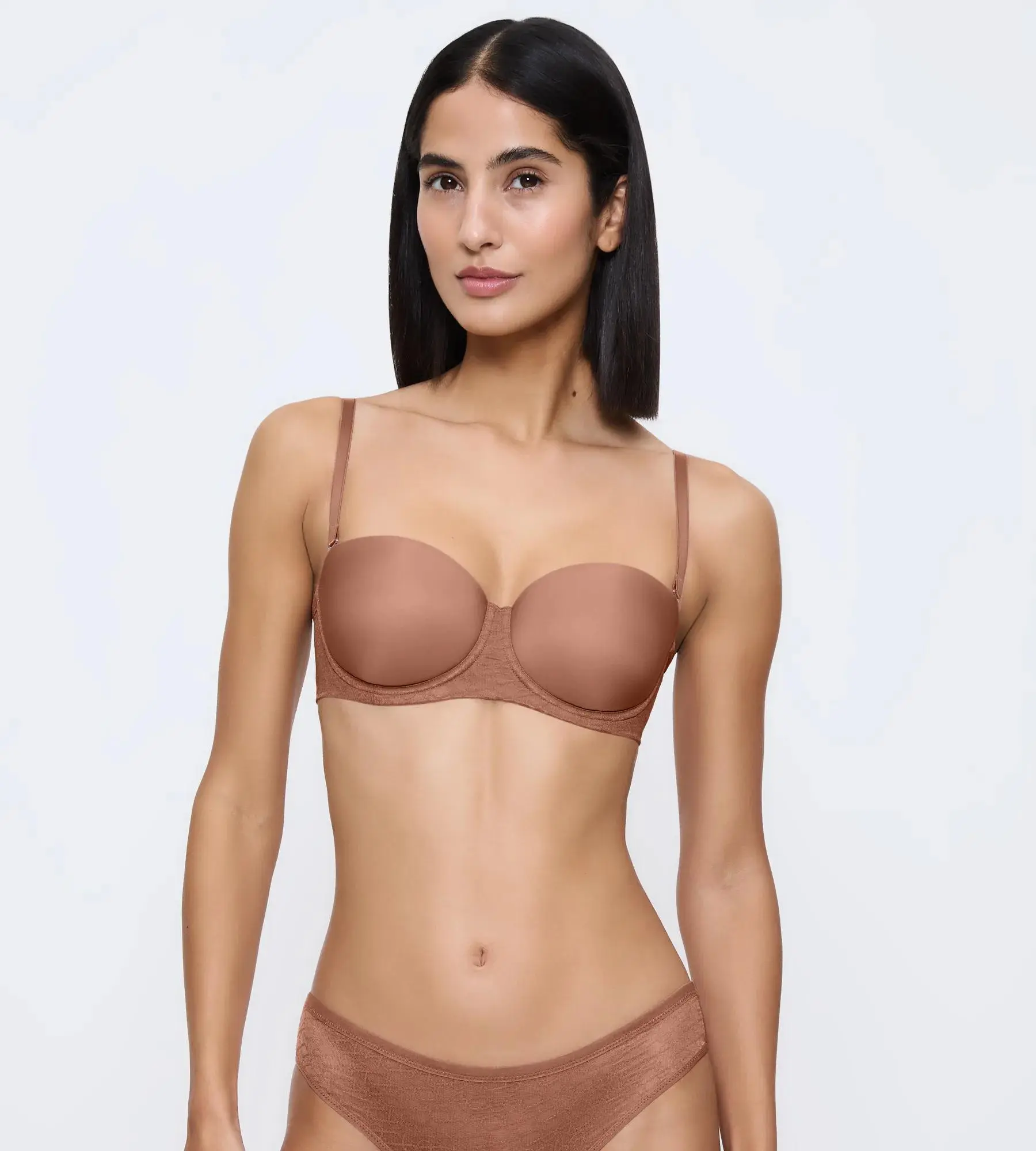 Triumph Signature Sheer WDP – neviditelná podprsenka s kosticemi a odnímatelnými ramínky Triumph TOASTED ALMOND