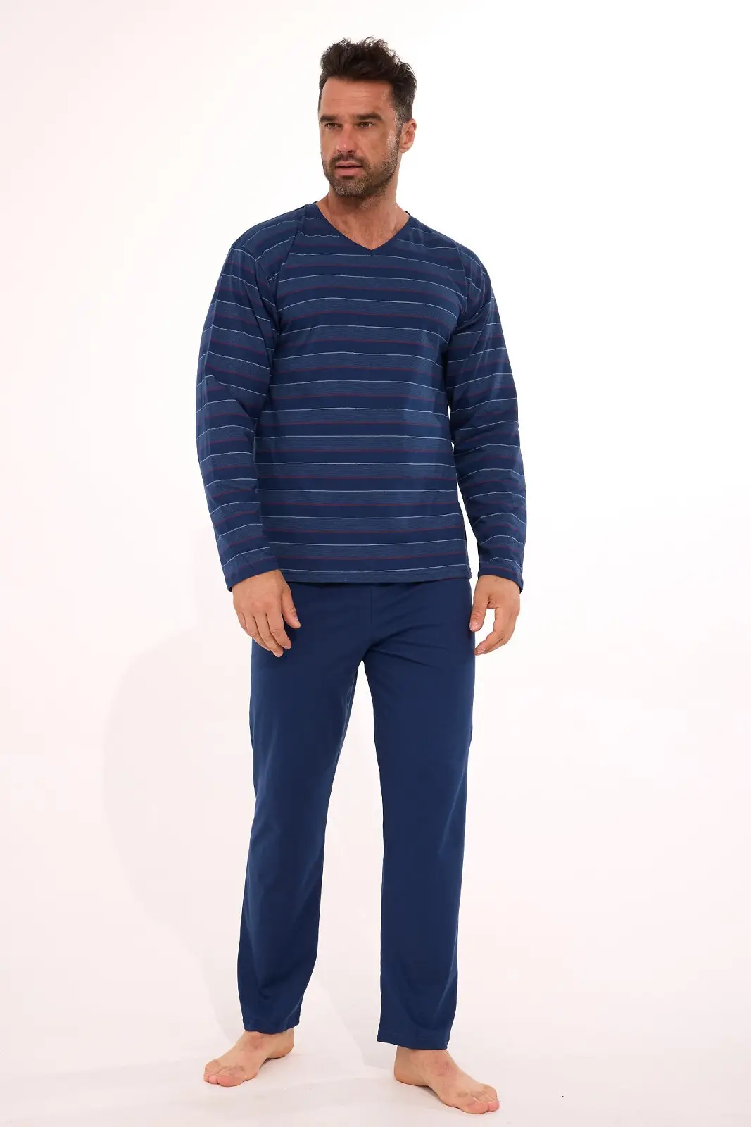 Cornette Various pyžamo 139/47 dlouhé/r S-2XL pánské tmavě modrá