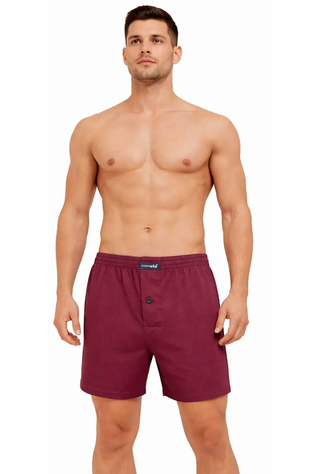 Boxerky Cornette Comfort 004/04 3-4XL kaštanové