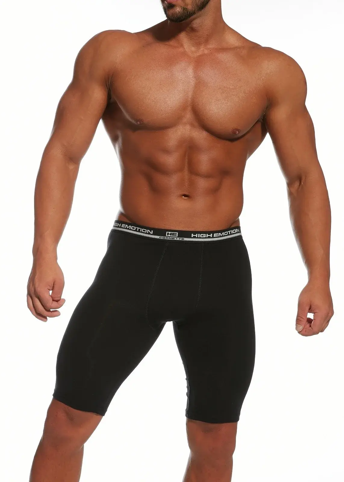 Pánské boxerky Cornette High Energy Long Černá XXL