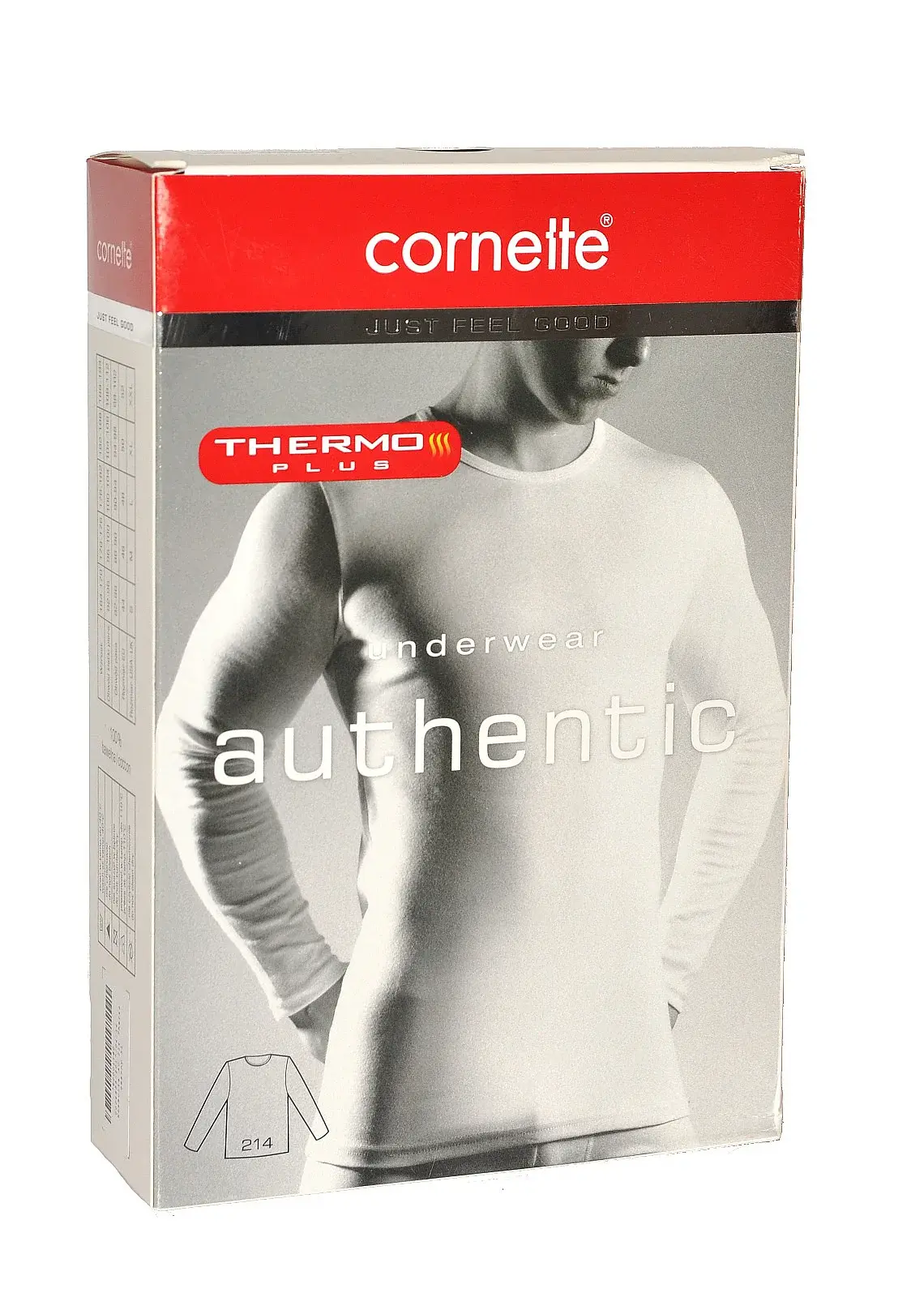 Pánský nátělník Cornette Authentic Thermo Plus 214 4XL-5XL Černá