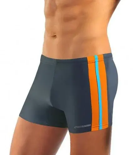 Plavecké boxerky Sesto Senso art.382 3XL-4XL Černá 3xl