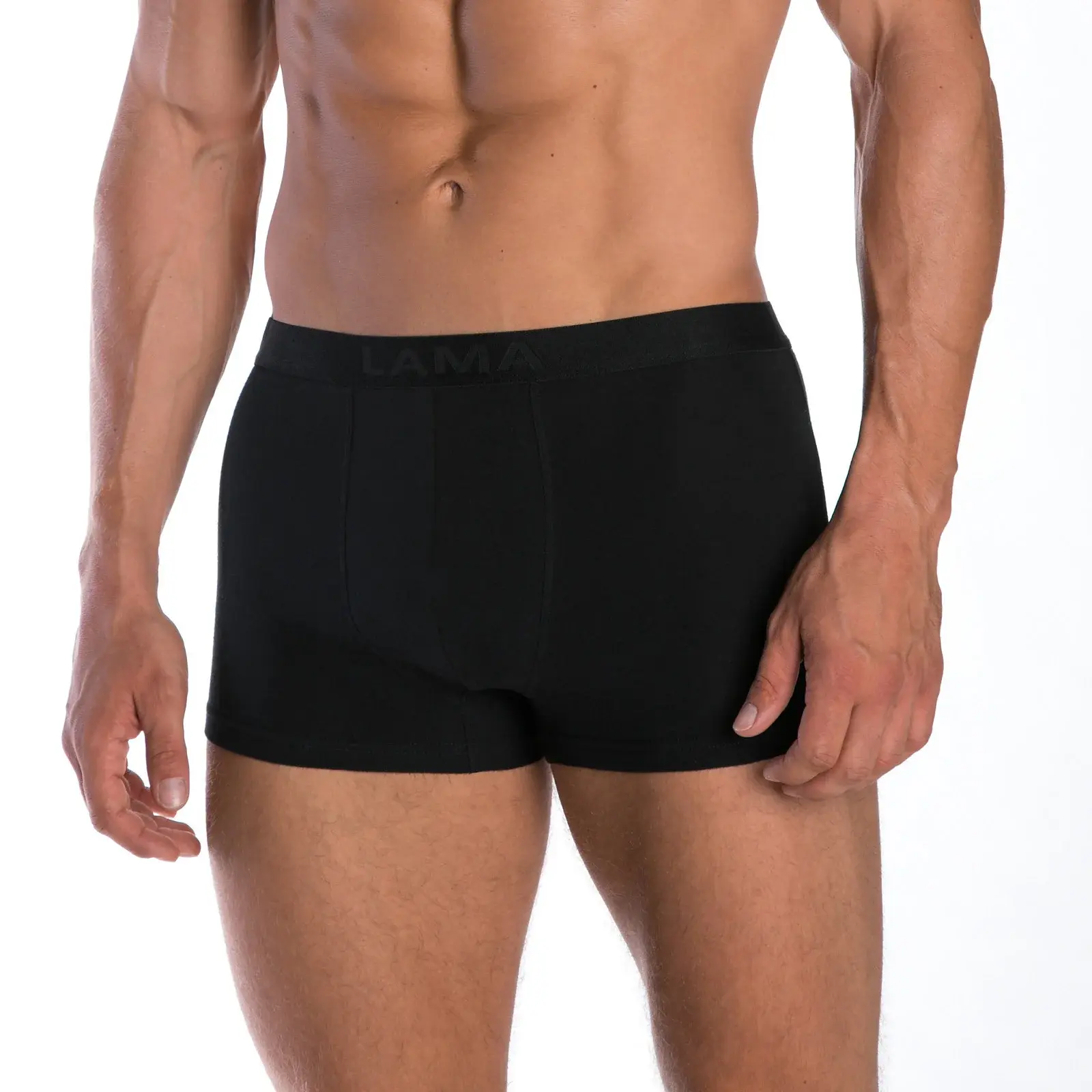 Boxerky Lama M-4001 SZG-02 A2 S-2XL Černá XXL