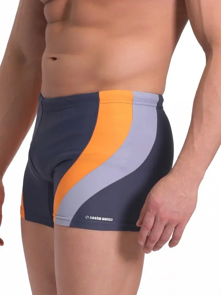 Pánské plavkové boxerky model 18412563 Maxi 3XL4XL - Sesto Senso tmavě modrá 4XL