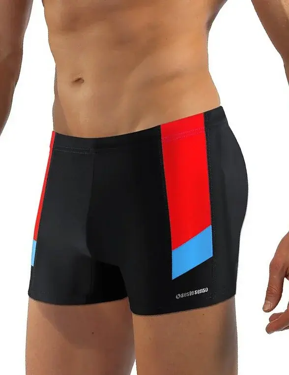Plavecké boxerky Sesto Senso art.381 Maxi 3XL-4XL grafit 4XL
