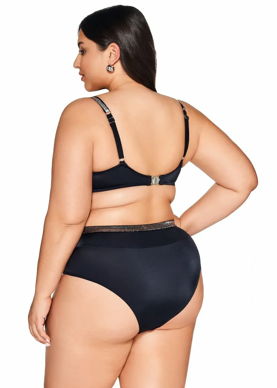 Dámská plavková podprsenka full cup Ava SK 224 Black Maxi černá