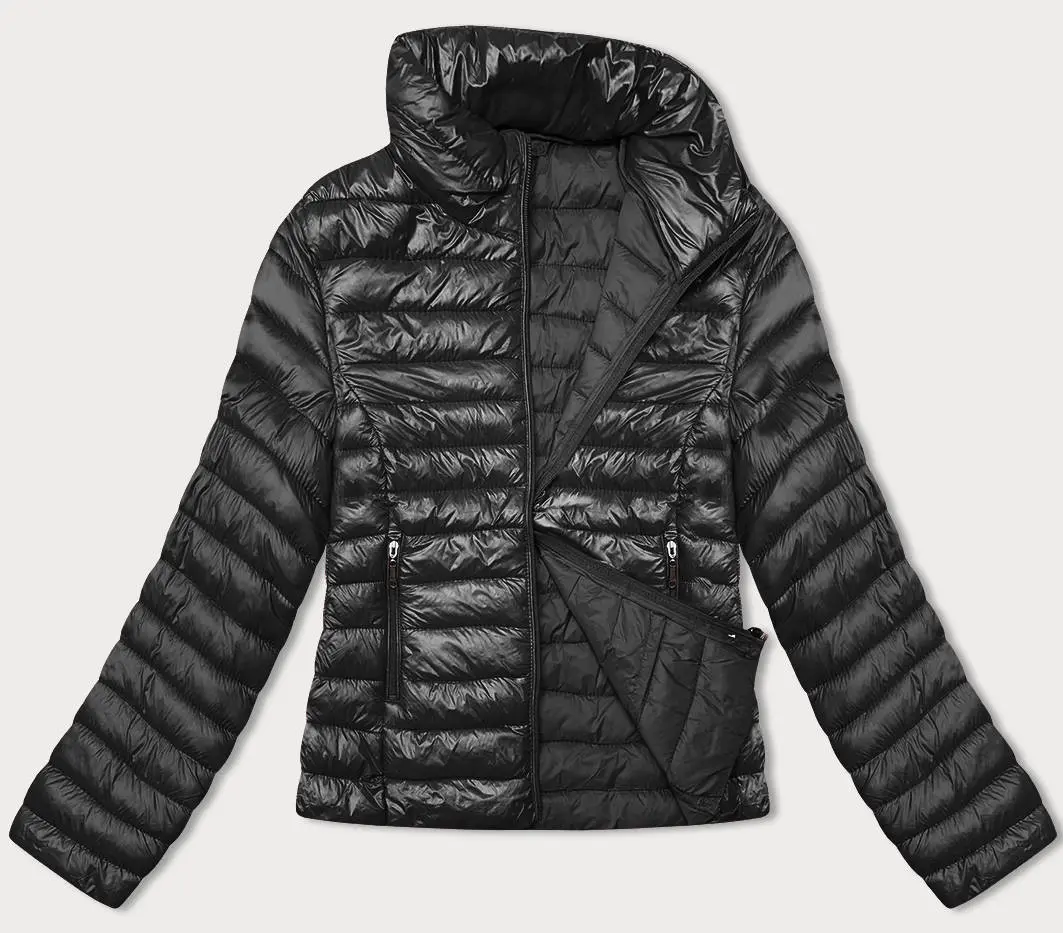 Dámská prošívaná bunda se stojáčkem J Style černá (16M9130-392) odstíny černé
