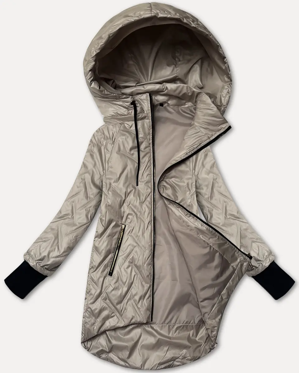 Dámská lehká bunda s odepínací kapucí S'West light beige (B8371-70) odstíny béžové