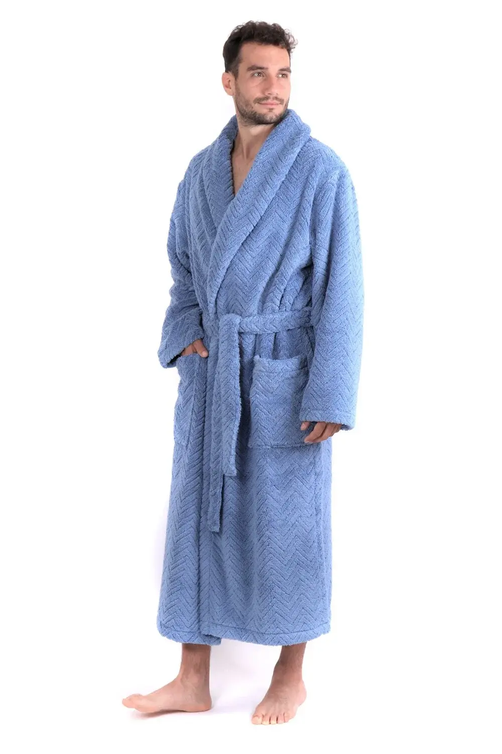 Pánský župan Athena 2116 denim - Vestis