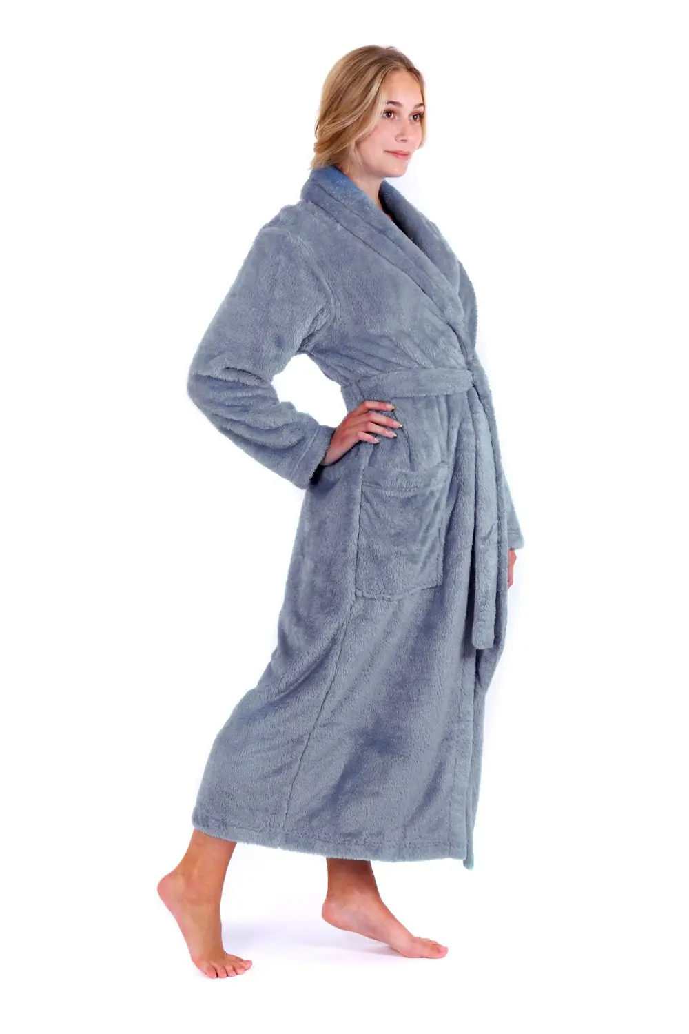 Dámský župan LIlly extra 2120 denim světlý - Vestis