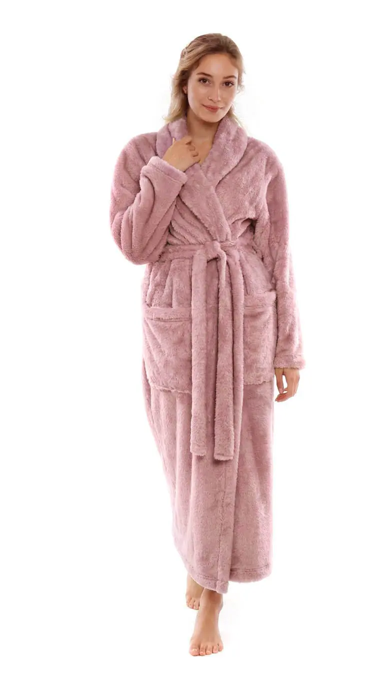 dámský župan Lilly extra deauville mauve L