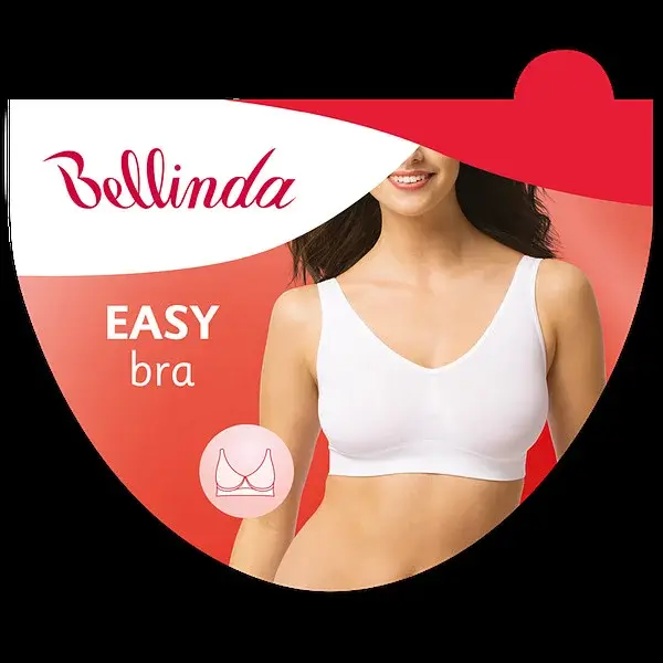 Dámská podprsenka bez kostic sportovního typu EASY BRA - BELLINDA - bílá