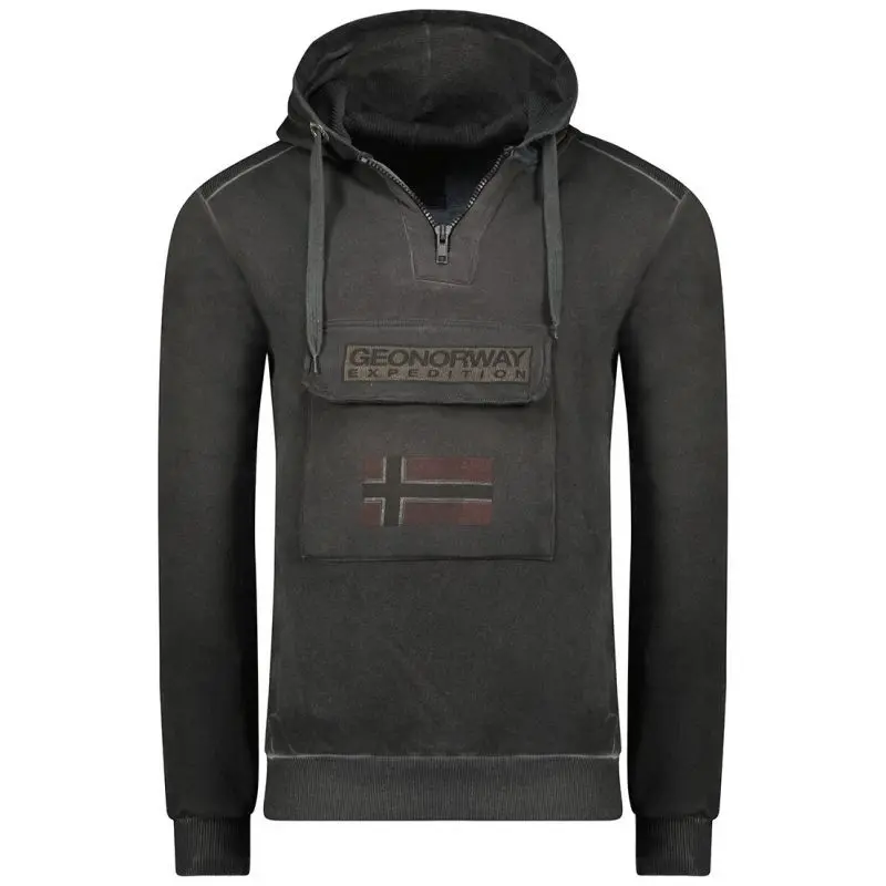 Geografické Norsko Gymclass EO Tiedye Badge M WU8270H-GNO-BLACK mikina s