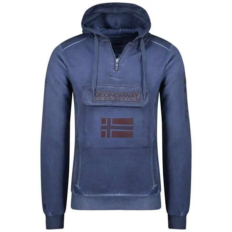 Geografické Norsko Gymclass EO Tiedye Badge M WU8270H-GNO-NAVY mikina s