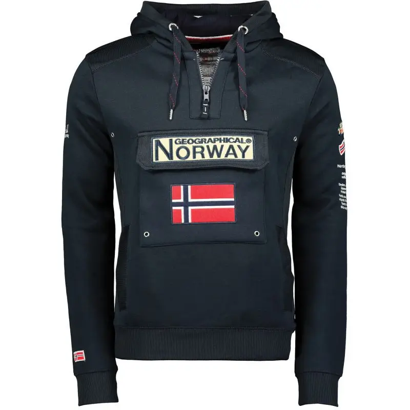 Geografické Norsko Gymclass Db 054 M WW2489H/GN/Navy mikina