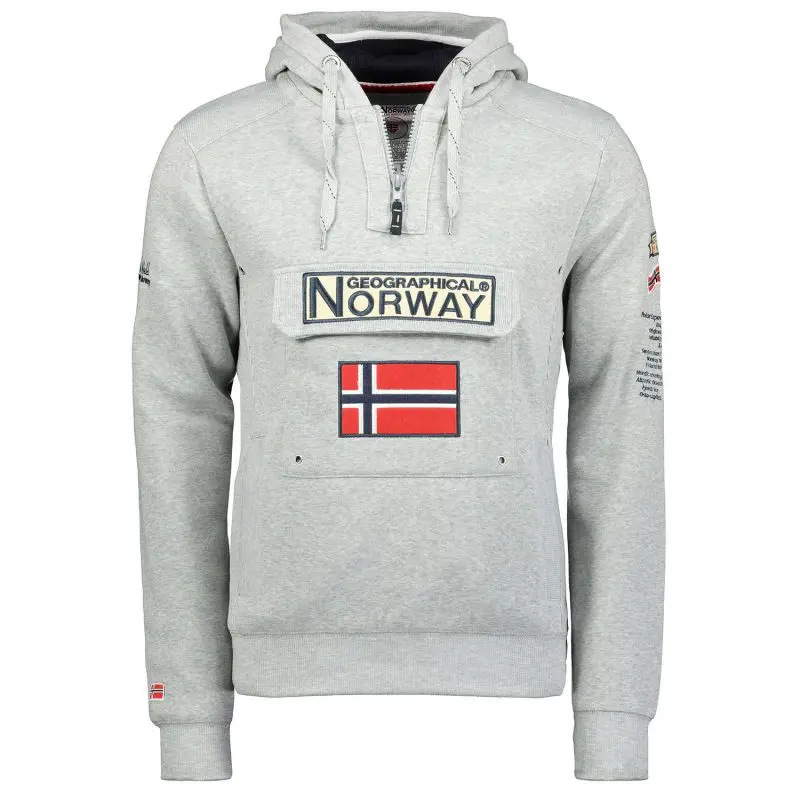 Geographical Norway 3/4 sweatshirt Gymclass 100 M WU4184H/GN B-Grey pánské xxl