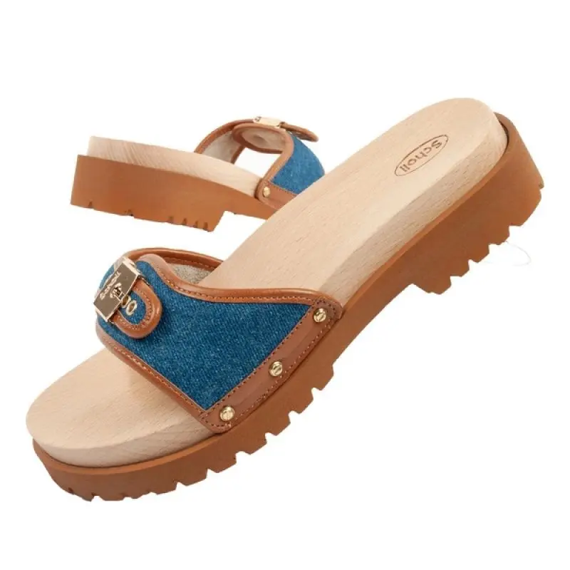 Scholl Pescura Iconic W F305492349 dámské dřeváky žabky 35