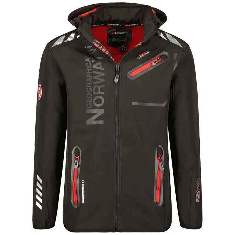 Geographical Norway Softshellová bunda Royaute DB 068 M WY2000H/GN/Black / Red