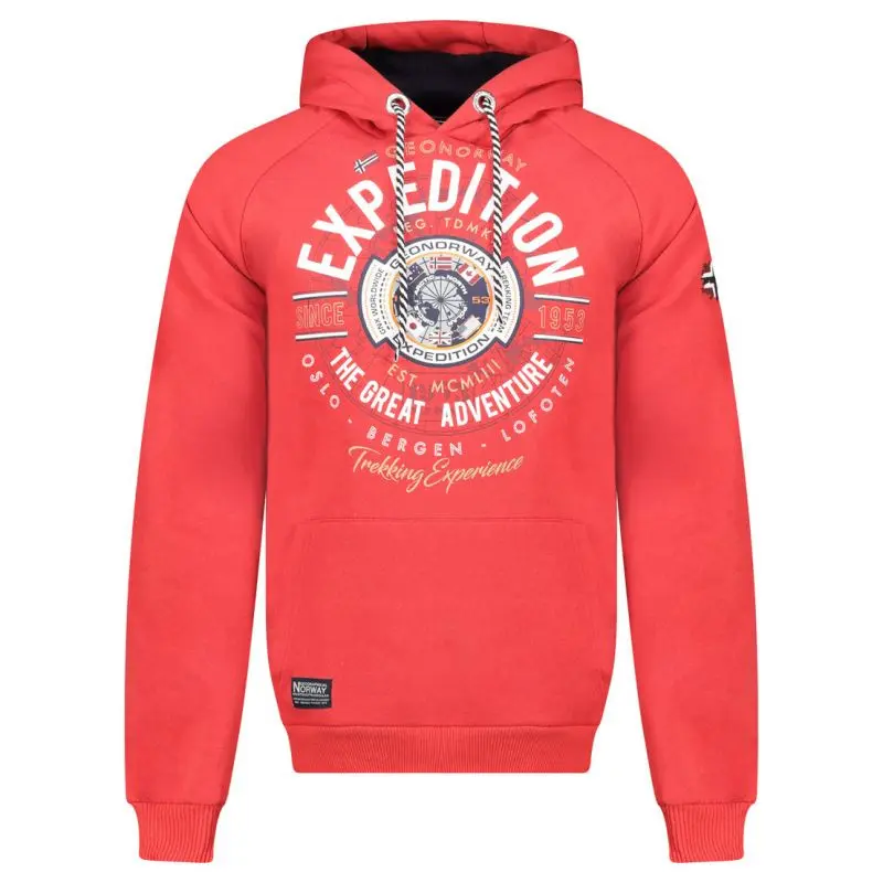 Geografické Norsko Galdemar DB 100 M WZ3020H/GN-Red Mikina