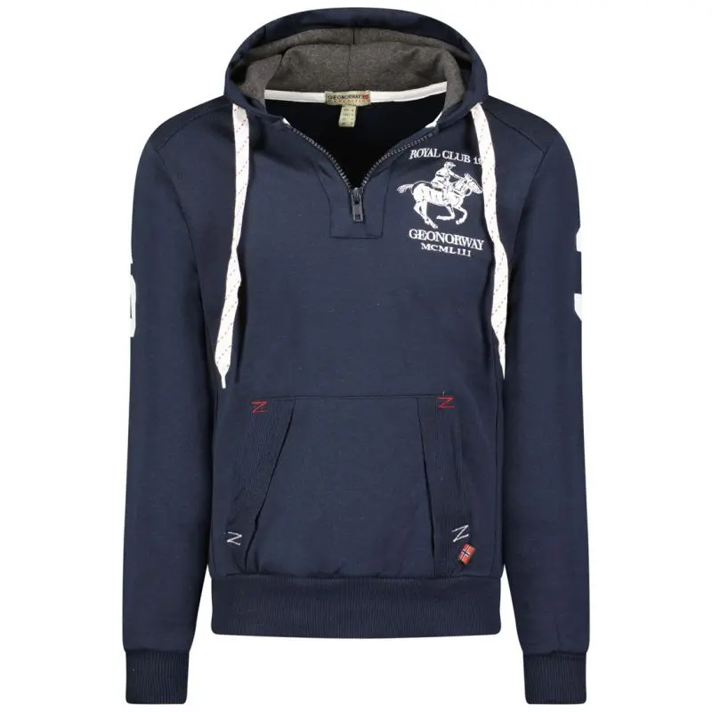 Geographical Norway Folton EO 100 M WW4783H/GNO-Navy mikina