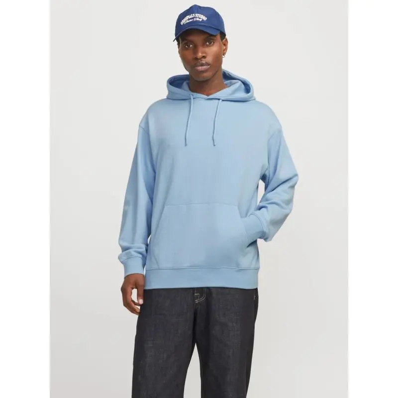 Jack&Jones pánská mikina s kapucí JJESTAR BASIC SWEAT HOOD NOOS 12257852 CHAMBRAY BLUE L