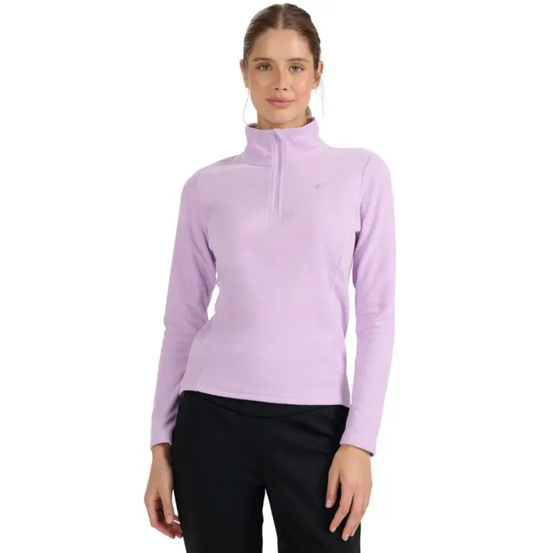 Dámská fleecová mikina 4F F069 světle fialová 4FWAW25UFLEF069 52S XL