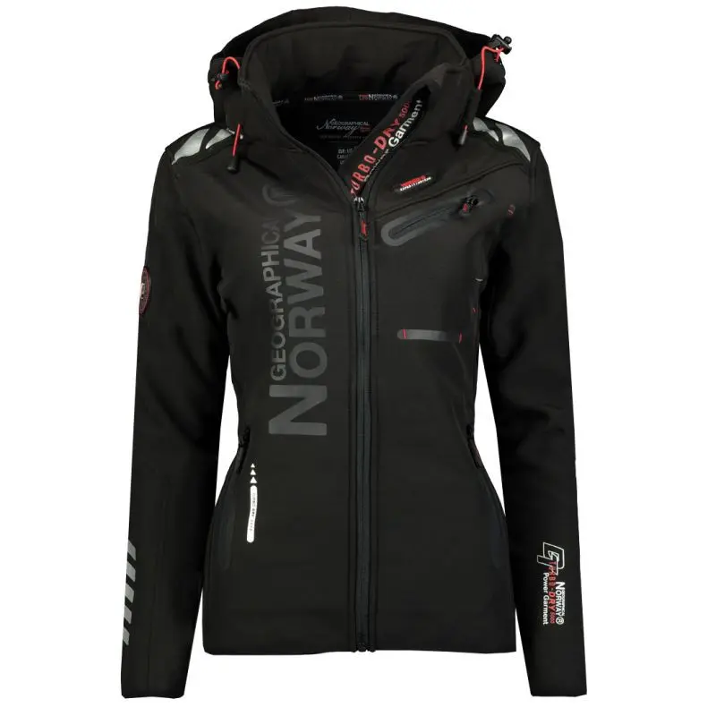 Zeměpisná oblast Norsko REINE BLACK-BLACK LADY Softshell 2601 DBC Black / Black (WW7043F/GN Black / Black)/wu8088 XL