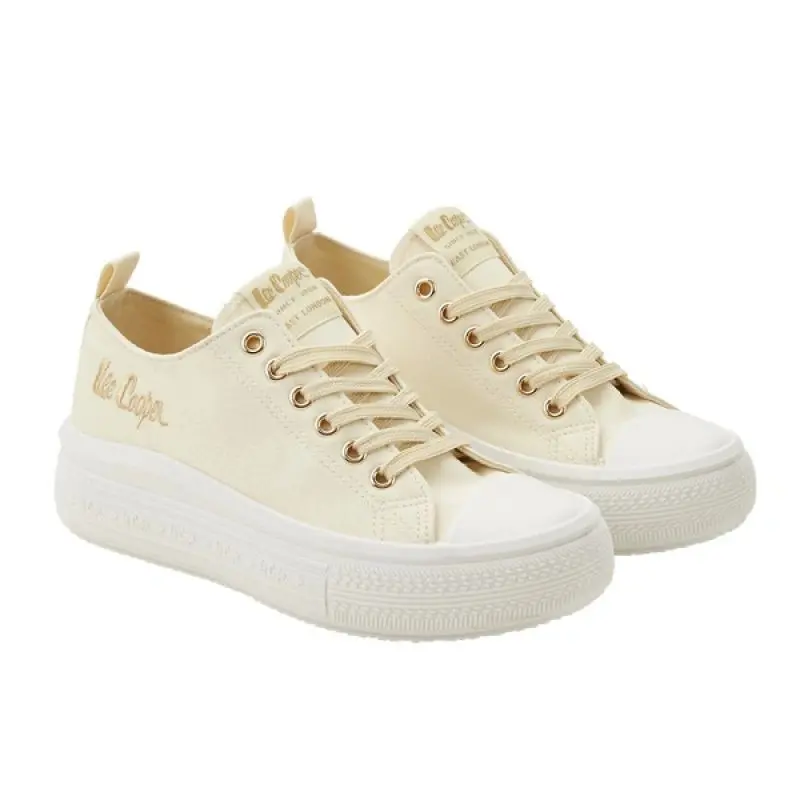 Lee Cooper dámské sportovní boty beige platform fashionable dámské 39