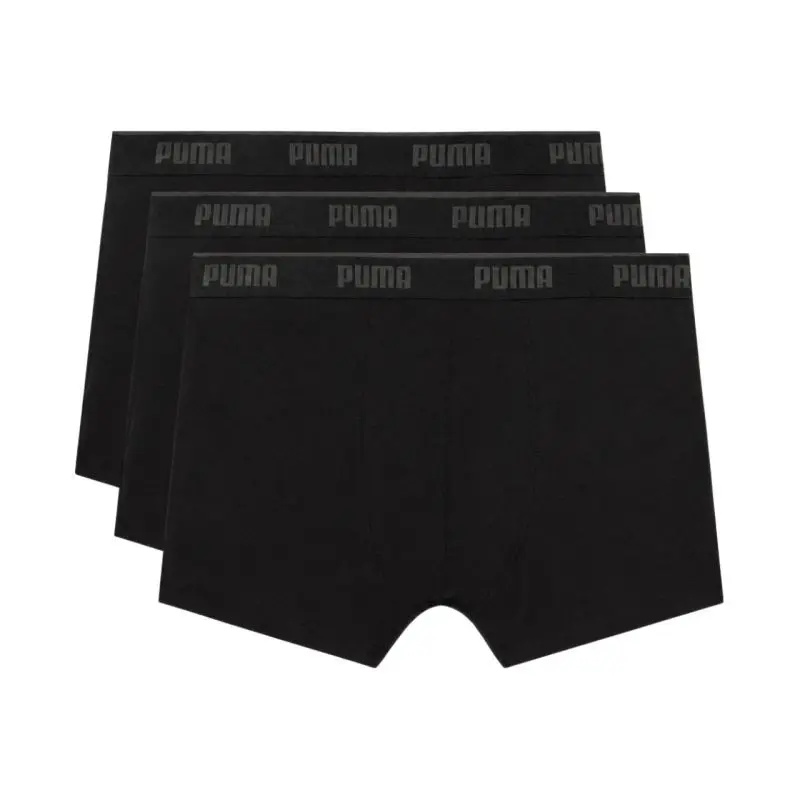 Pánské boxerky Puma, balení po 3 kusech, černé, 947130 03