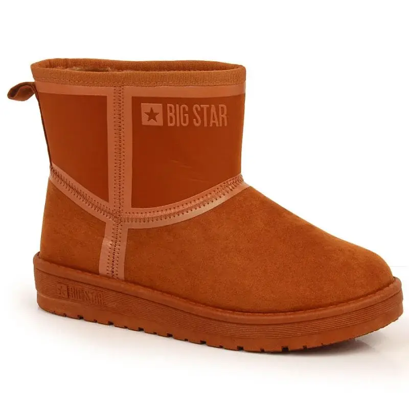 Dámské sněžnice na platformě W INT1751A camel - Big Star 40