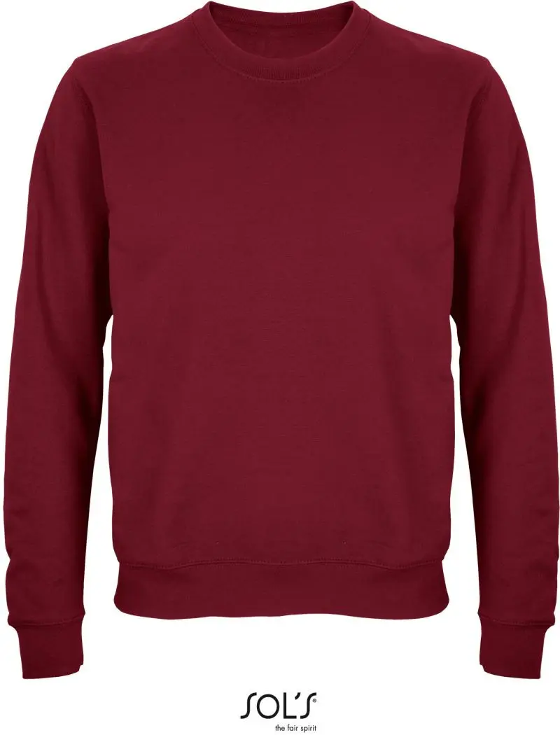 SOL'S Columbia Unisex mikina 25.3814 burgundy