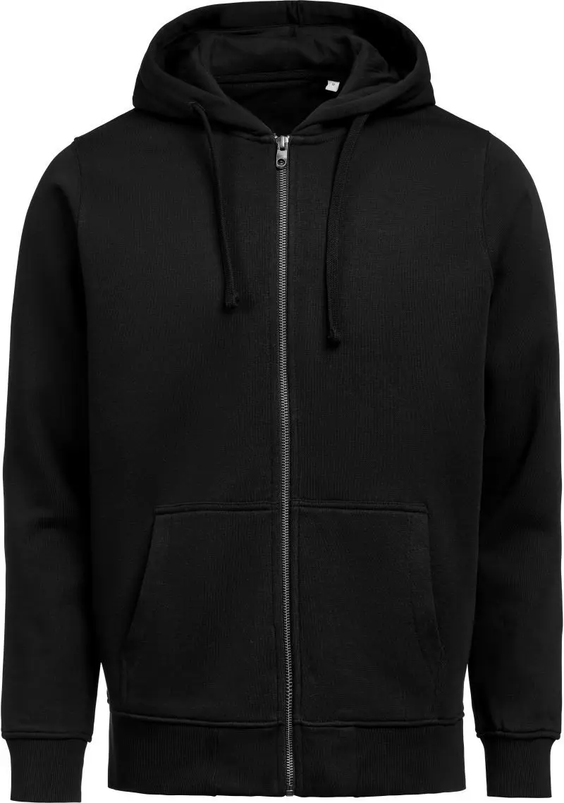 Untagged Movement OCS RCS Full Zip Hoodie Unisex mikina s kapucí z těžké bavlny 66.5010 black