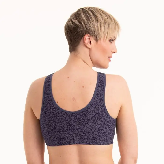 Hazel chirurgická podprsenka zapínání vpředu 5765X steel grey - Anita Care 482 steel grey
