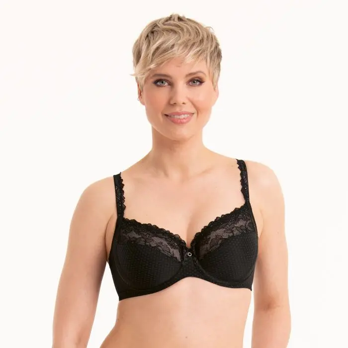 Eloise podprsenka s kosticí . 5294 černá - RosaFaia 001 černá