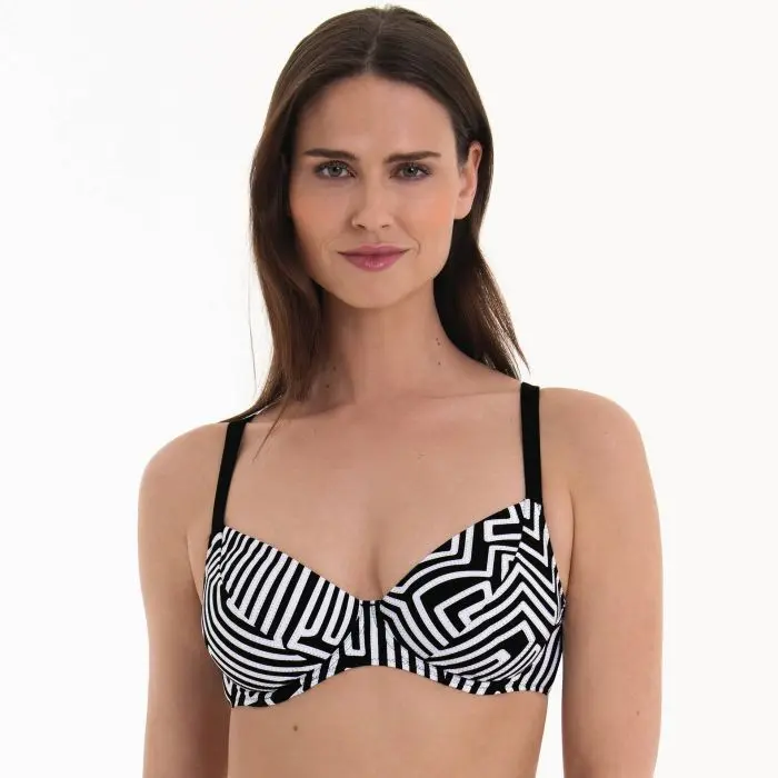 Style Celine Top Bikini - horní díl 8834-1 black - RosaFaia 001 black