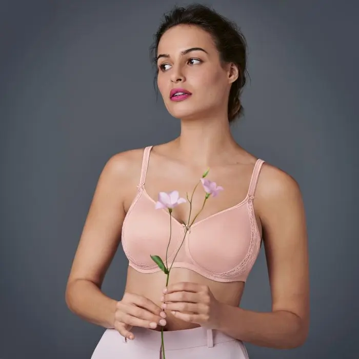 Lace Rose soft podprsenka s pěnovou výztuží 5618 rosewood - RosaFaia