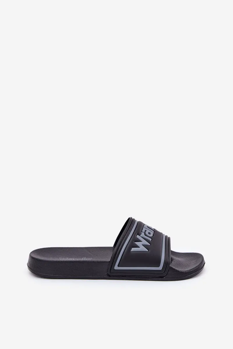 Pánské Pantofle WRANGLER AVERELL SLIDER MEN LOW 20251042.25Y Černé