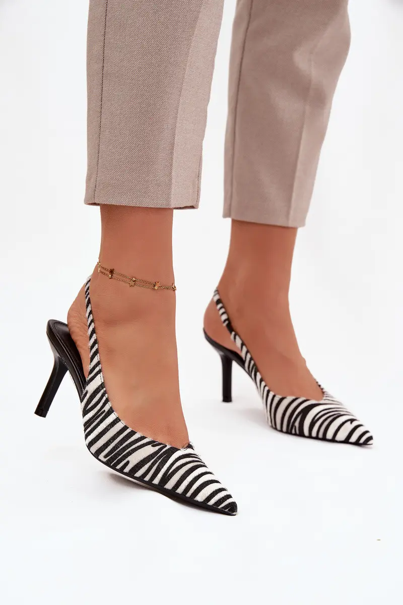 Lodičky na jehlovém podpatku Zebra Phelia 36