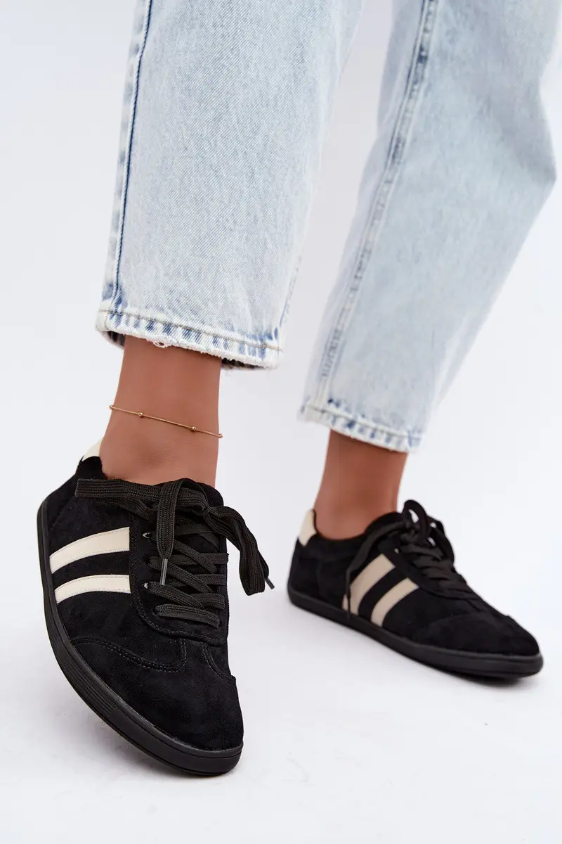 Dámské barefoot černé tenisky Kessy
