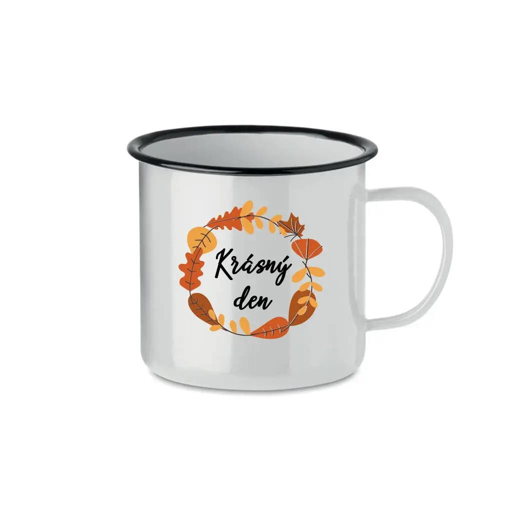 KRÁSNÝ DEN (PODZIM) - bílý plecháček 350 ml