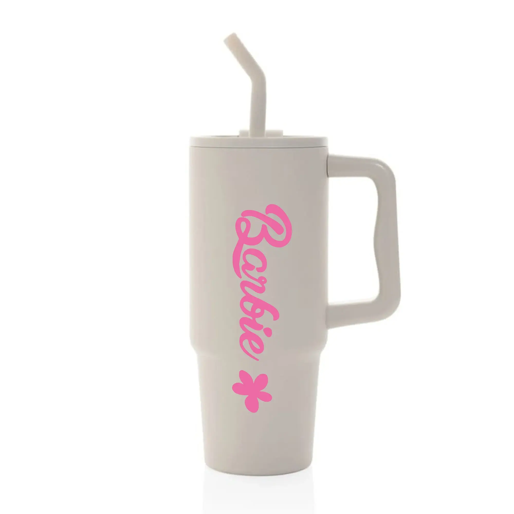 BARBIE - béžový cestovní termohrnek 900 ml