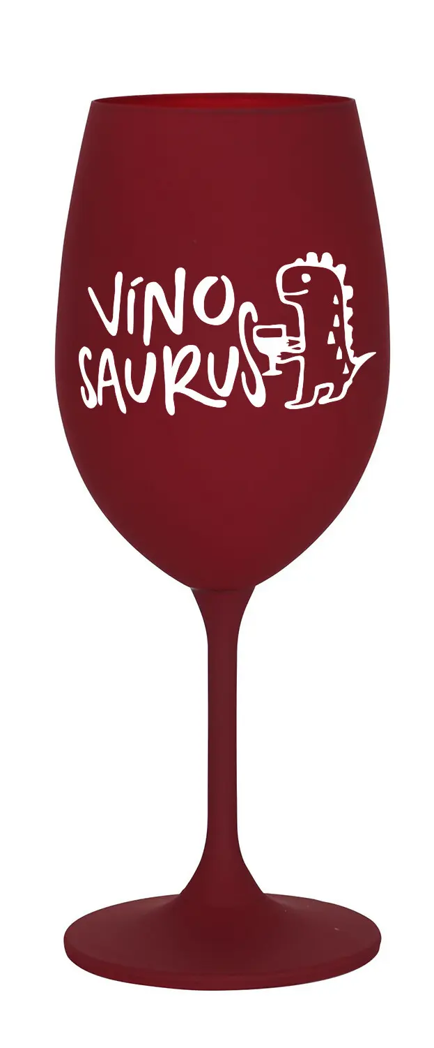 VÍNOSAURUS - bordó sklenice na víno 350 ml
