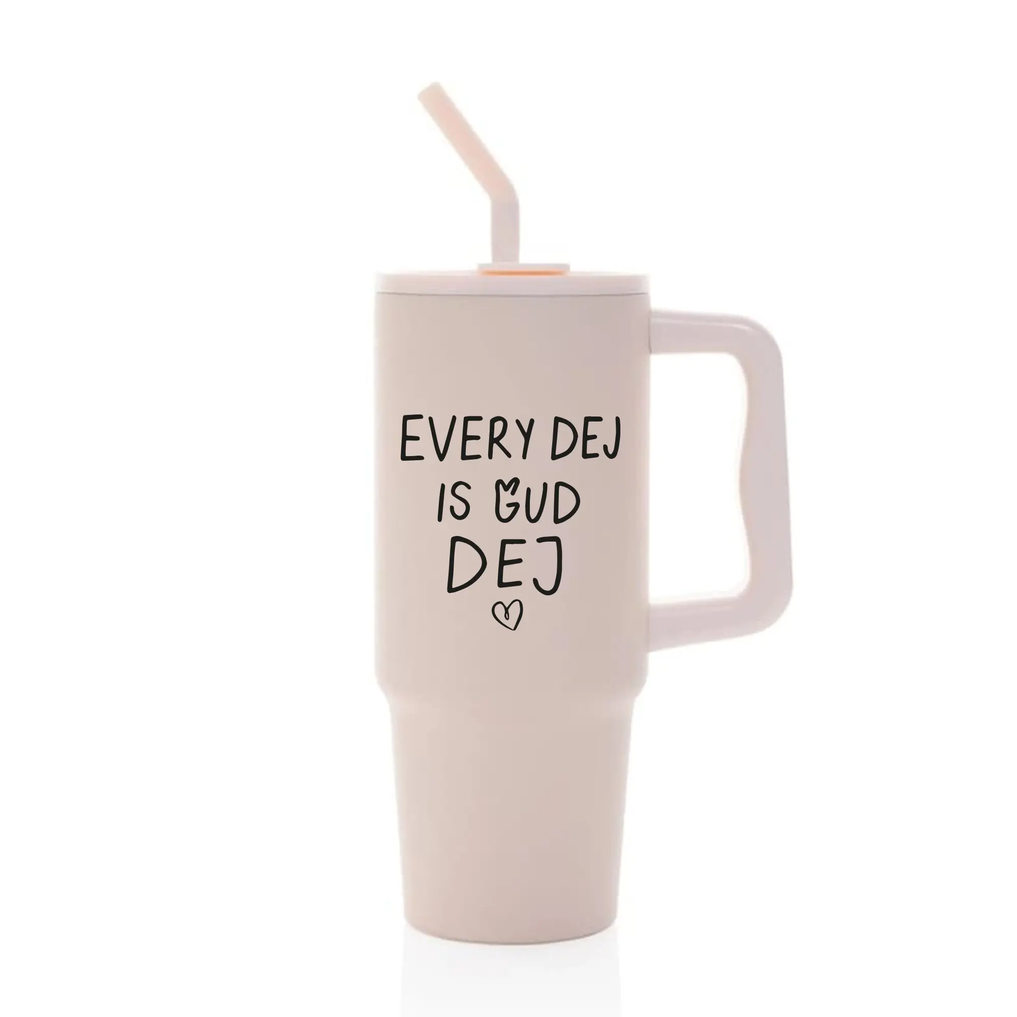 EVERY DEJ IS GUD DEJ - růžový cestovní termohrnek 900 ml
