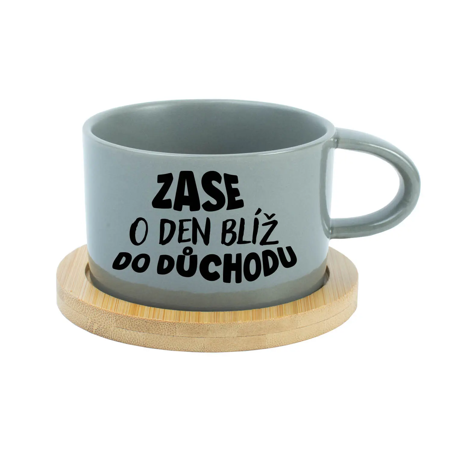 MOHLA BYCH BÝT MILÁ, ALE NECHCE SE MI - šedý hrníček makronka 200 ml