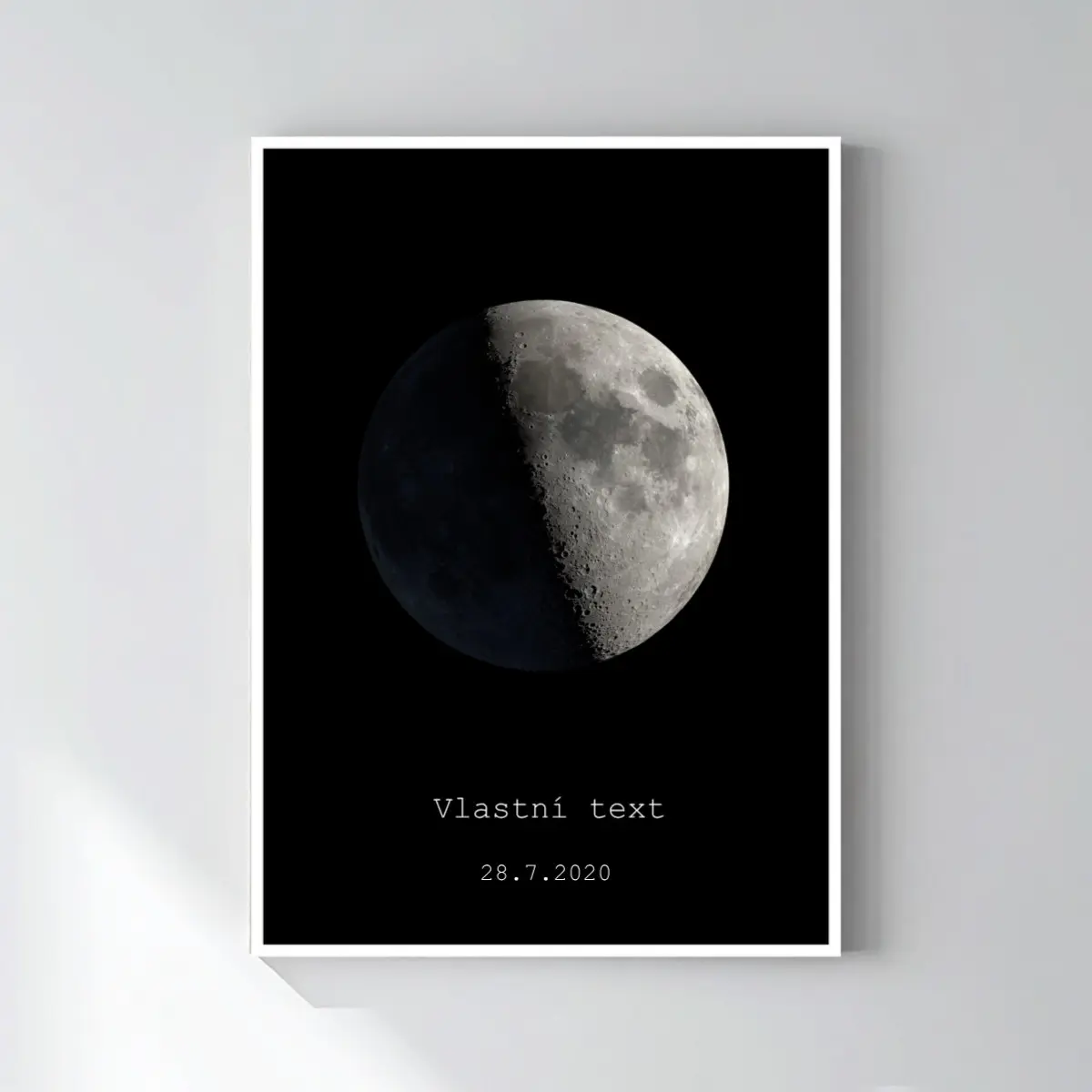 Personalizovaný magický fotoobraz v rámu - 50x70 - měsíční fáze