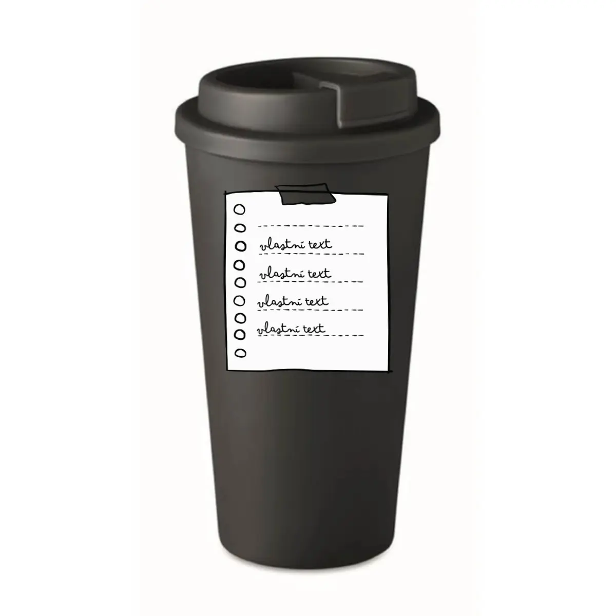 Personalizovaný cestovní termohrnek s poznámkovým blokem