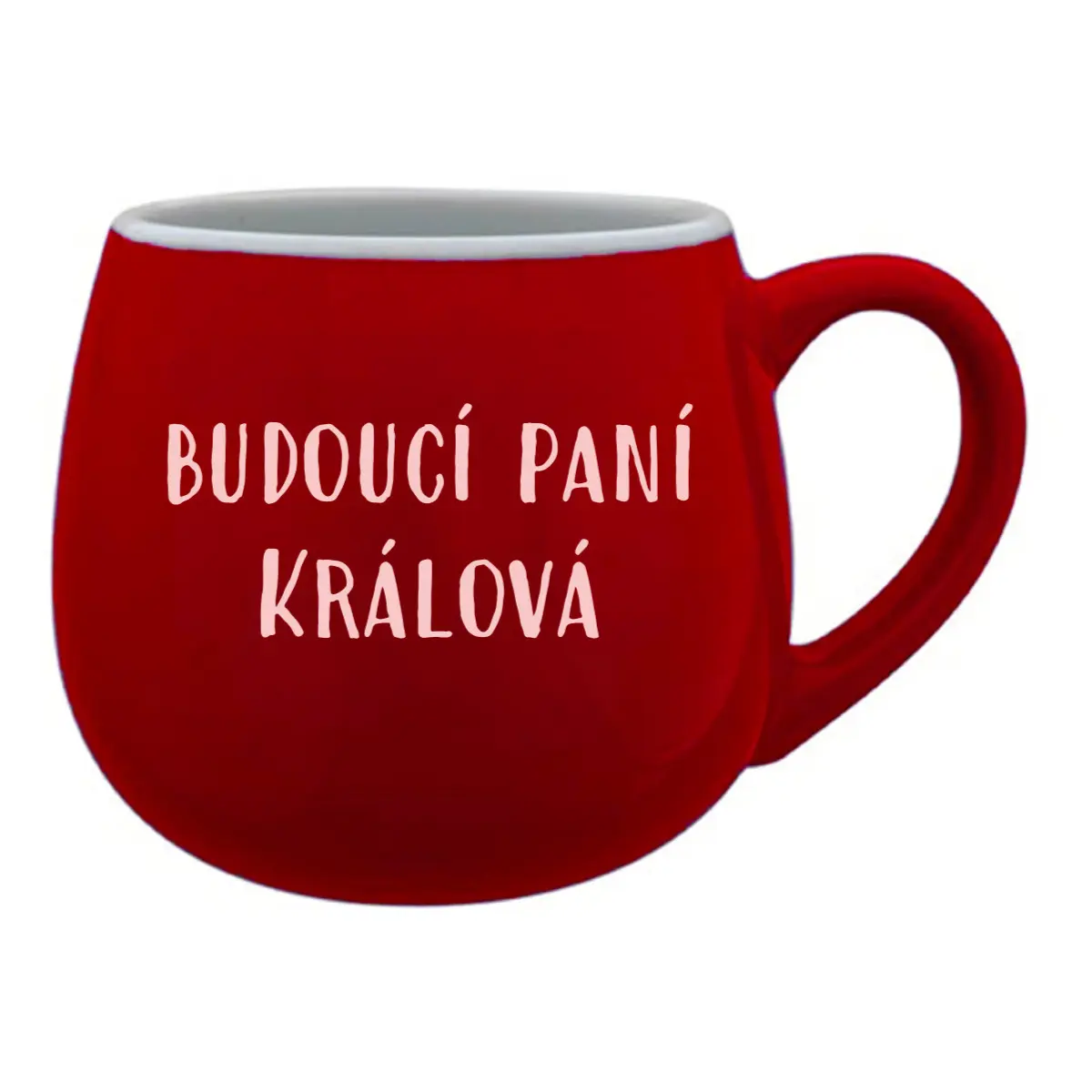 Personalizovaný keramický buclatý hrneček - budoucí paní