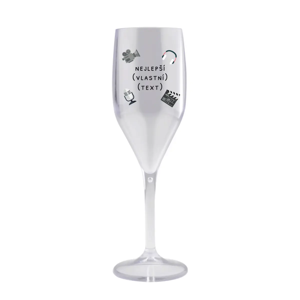 Personalizovaná nerozbitná prosecco sklenice - nejlepší v oboru