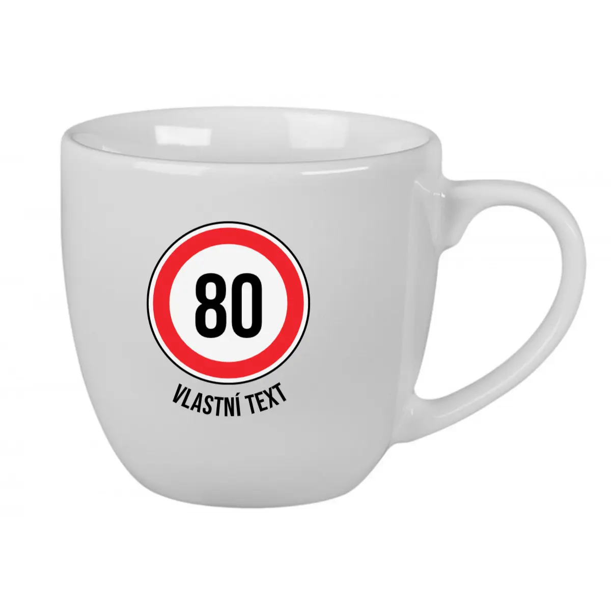 Personalizovaný keramický hrníček 400 ml - narozeninová dopravní značka