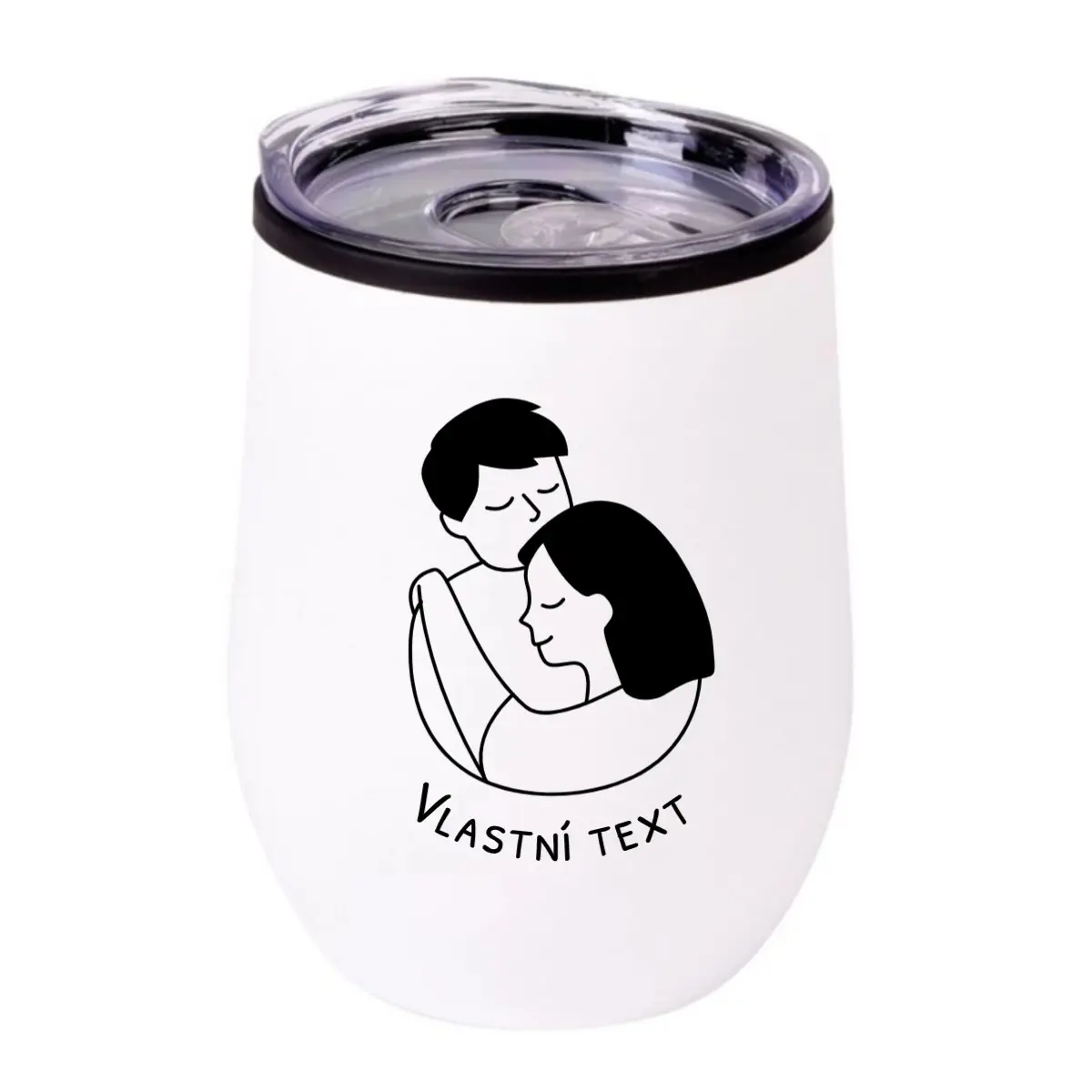 Personalizovaný termohrnek "BOWL" - pár v objetí